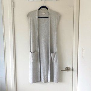 Long Sleeveless Cardigan